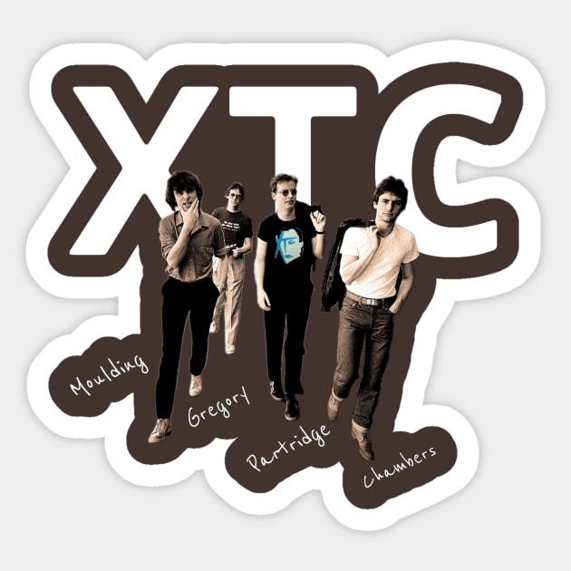 xtc band Sticker by Tiny Crimes